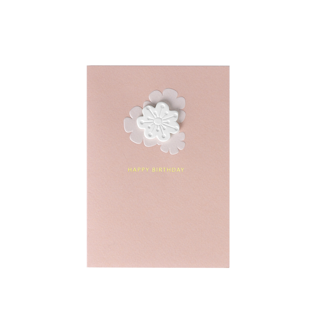 Porzellankarte "Happy Birthday" 