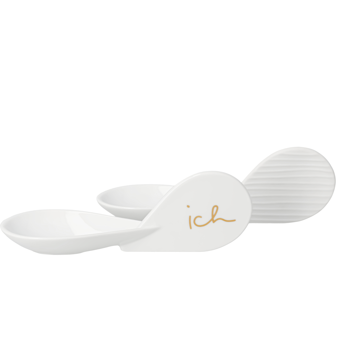 Herzgeschichten. Amuse gueule Löffel-Set "du und ich" 