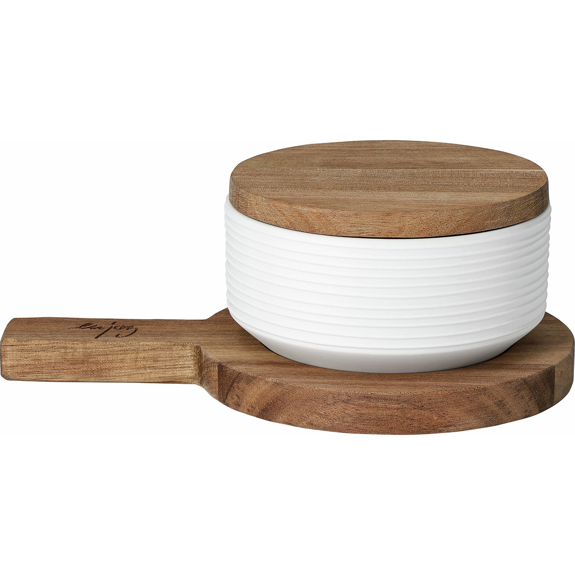 Häppchenweise. Servierbrettchen "mit Schälchen" 