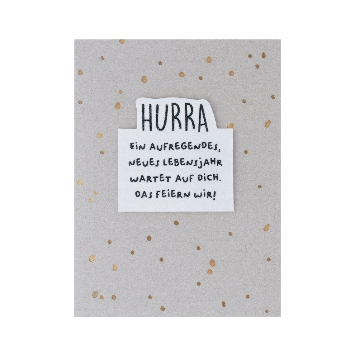 Minikarte "Hurra" 