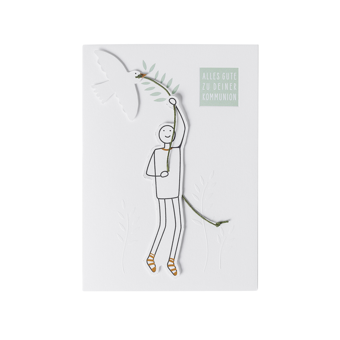 Glücksboten Karte "Alles Gute zu deiner Kommunion" 