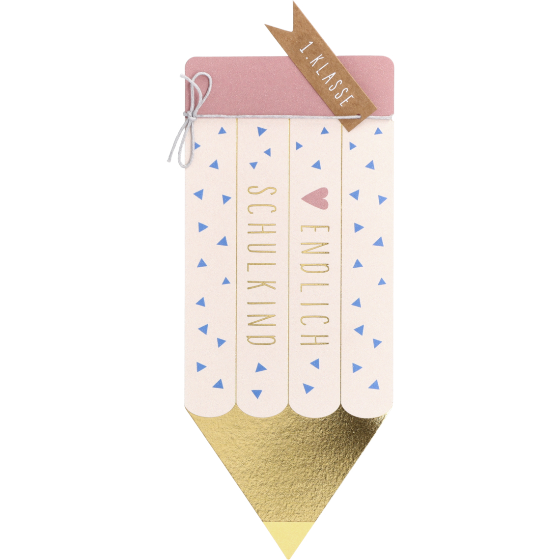 Einschulungskarte "Endlich Schulkind. 1. Klasse" 