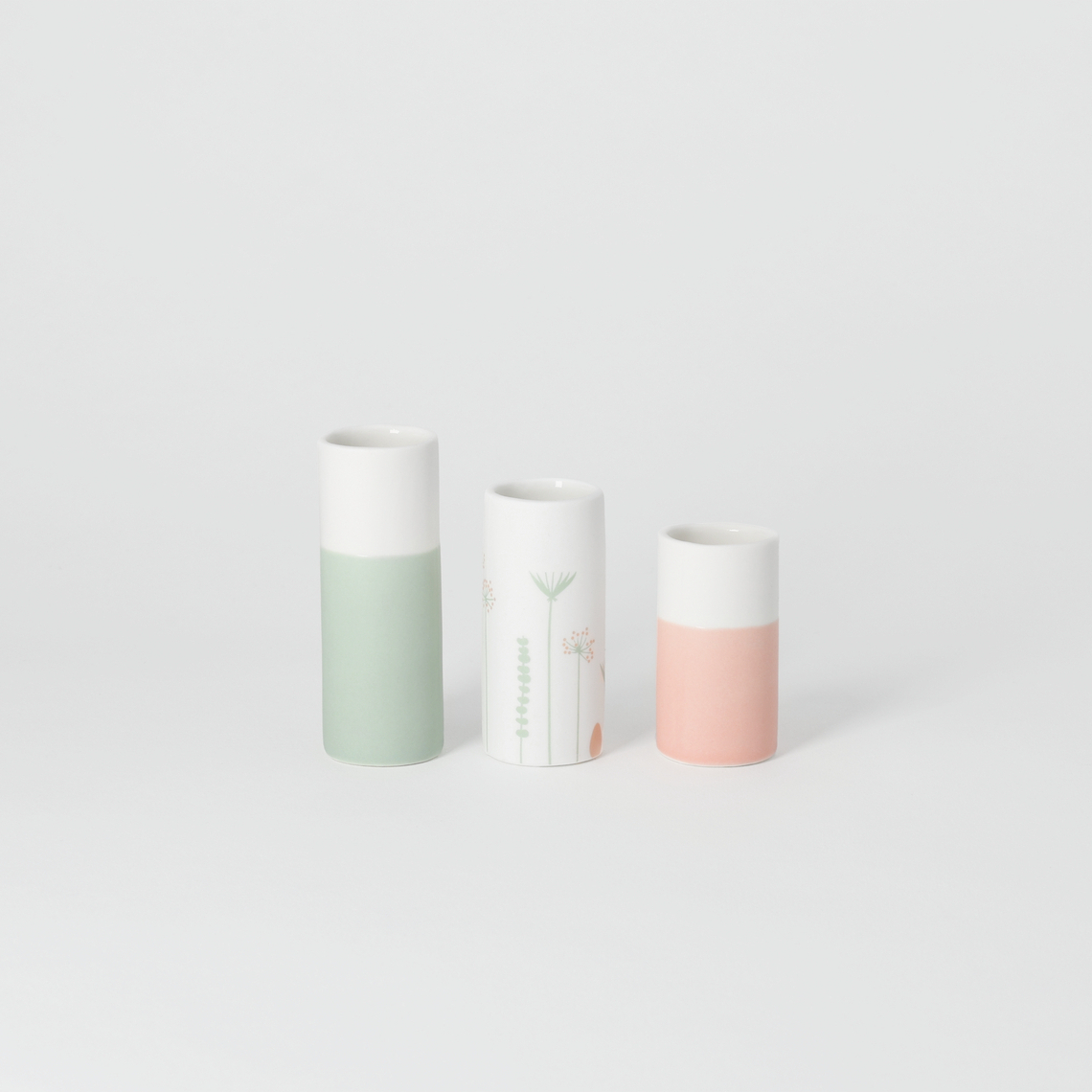 Minivasen "Frühlingsfarben 3er Set" 