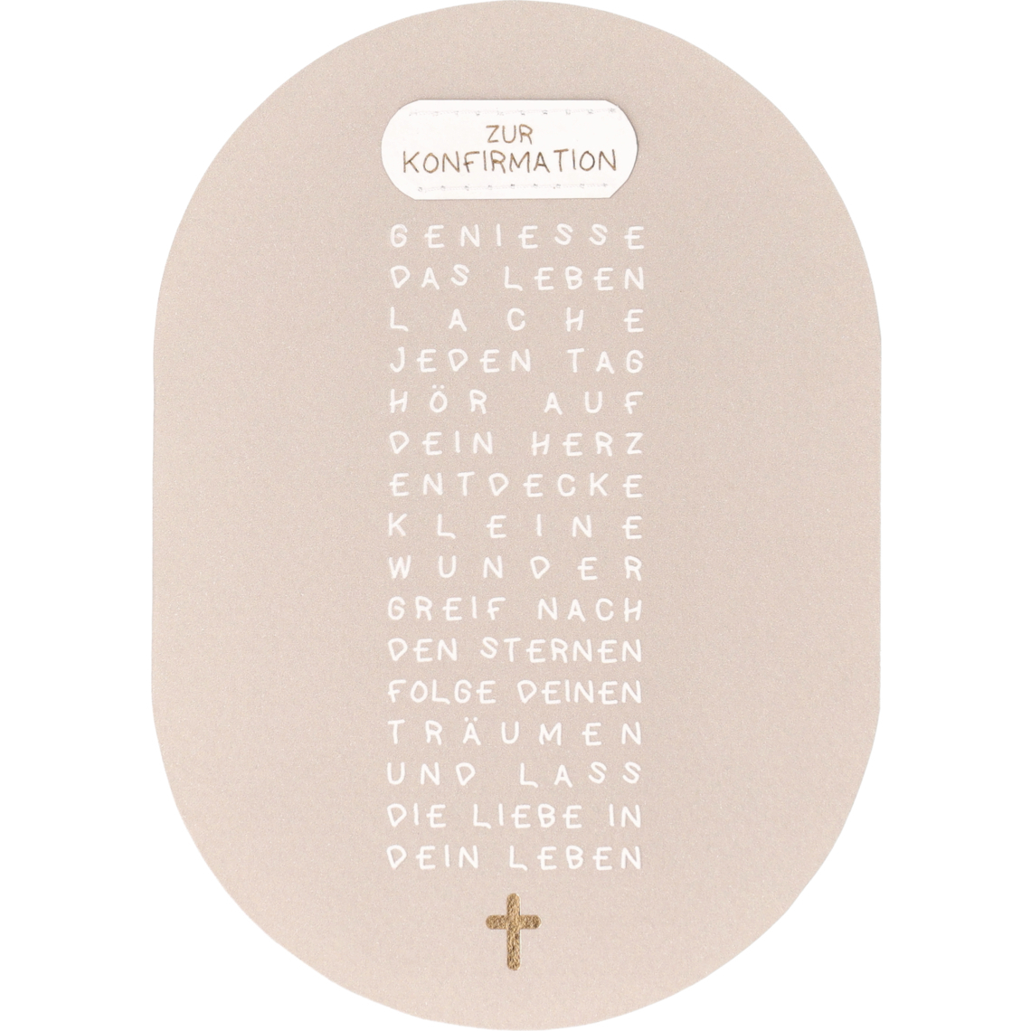 Glaubensfreude. Karte "Konfirmation" 
