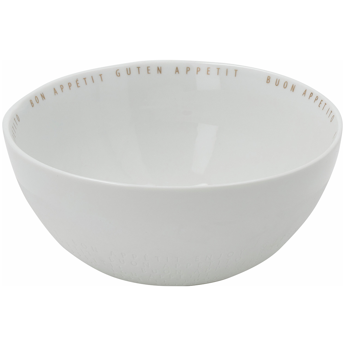 Guten Appetit. Schüssel "Bon Appétit. Buon Appetito." 