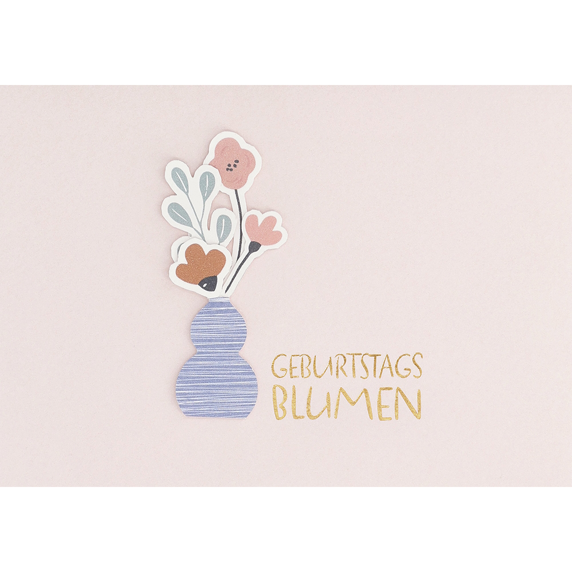 Karten. Blümchenkarte "Geburtstagsblumen" 