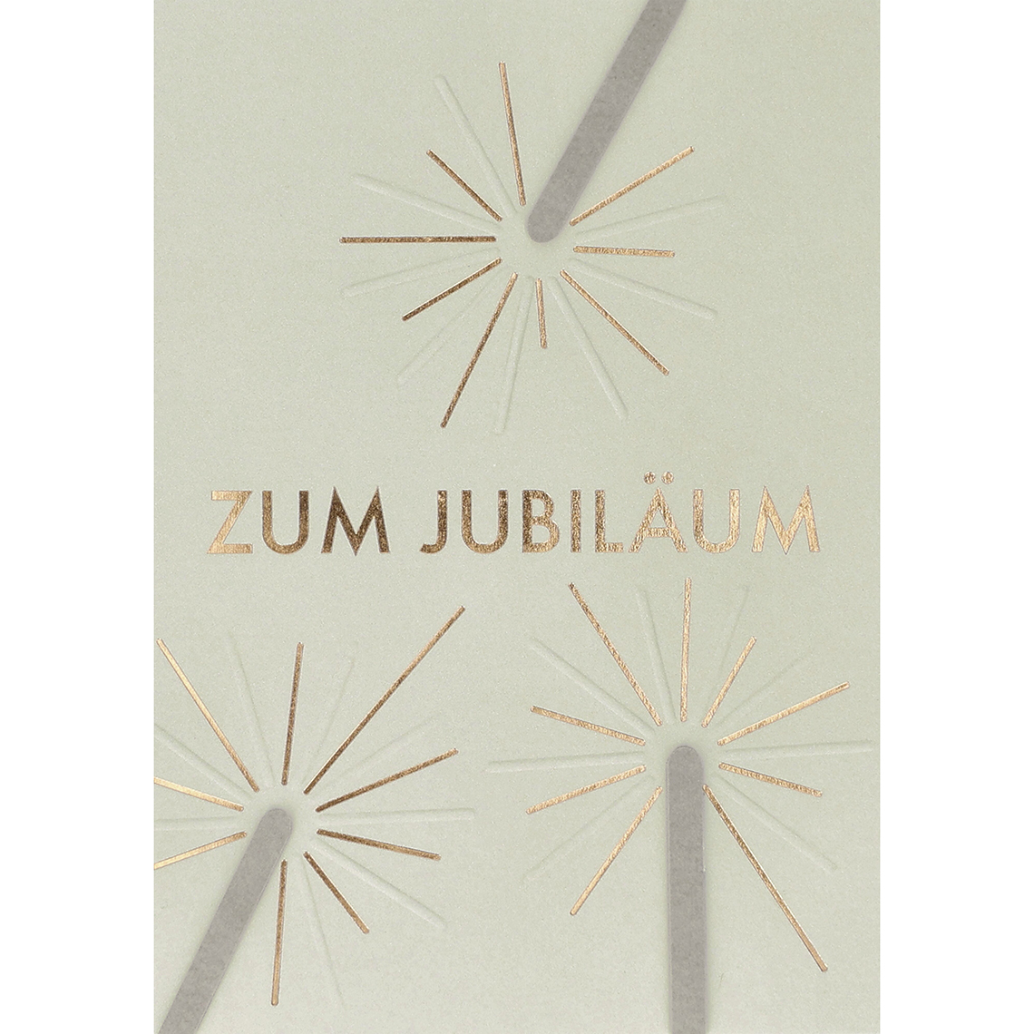 Jubiläumskarte "Zum Jubiläum" 