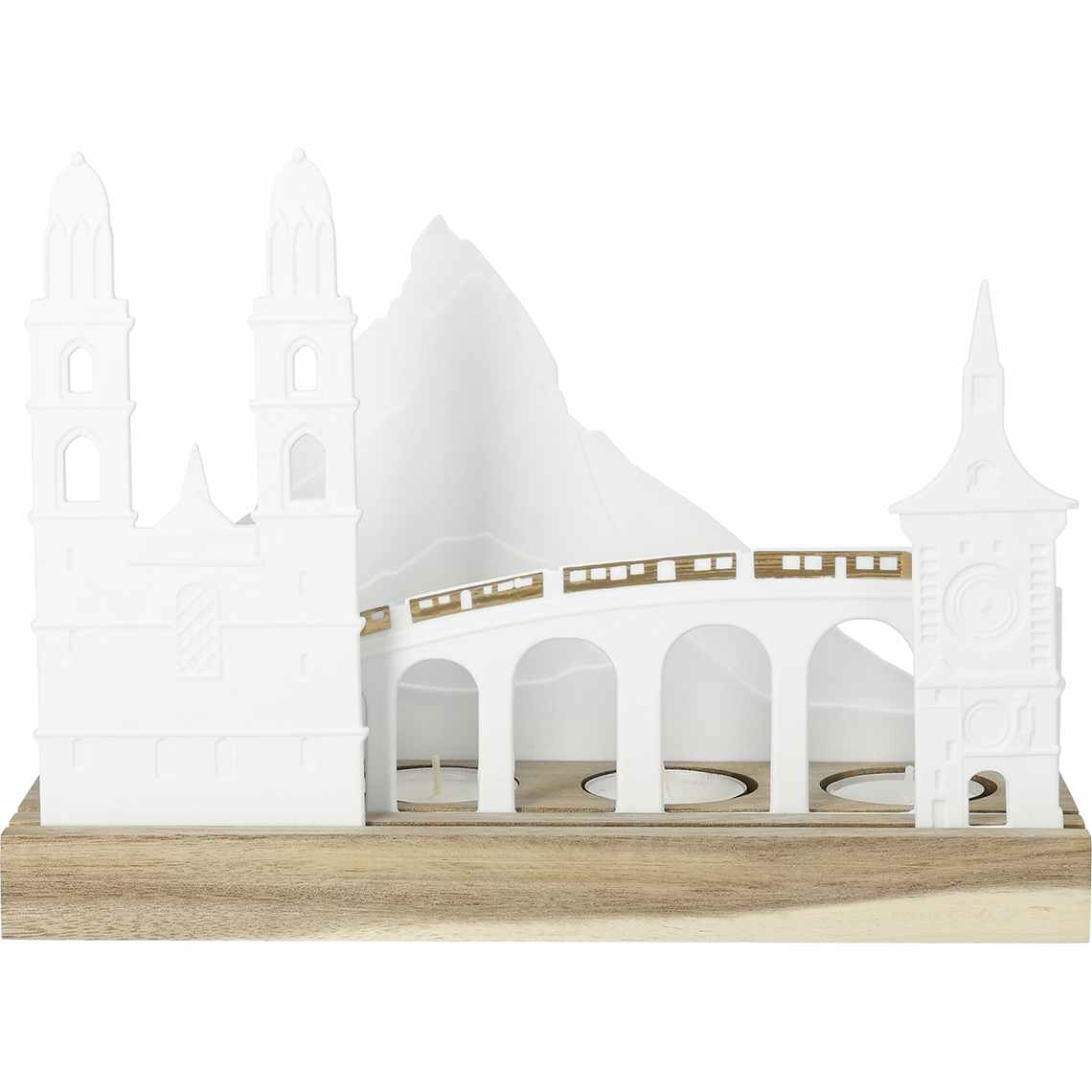 Lichtobjekt. Landsilhouette "Schweiz" 