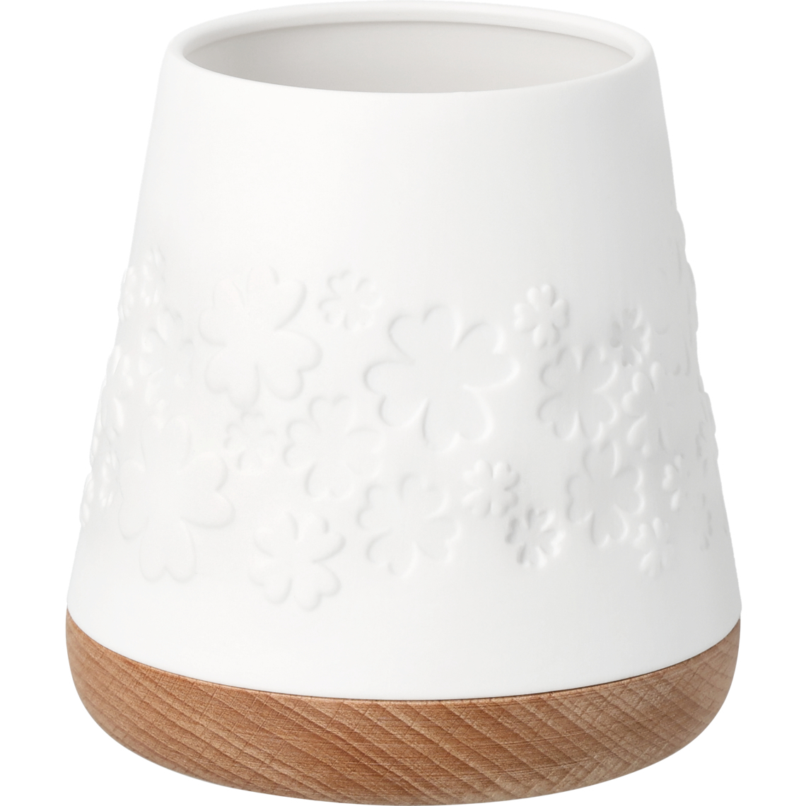 Blütezeit. Poesie Windlicht "Kleeblätter" 