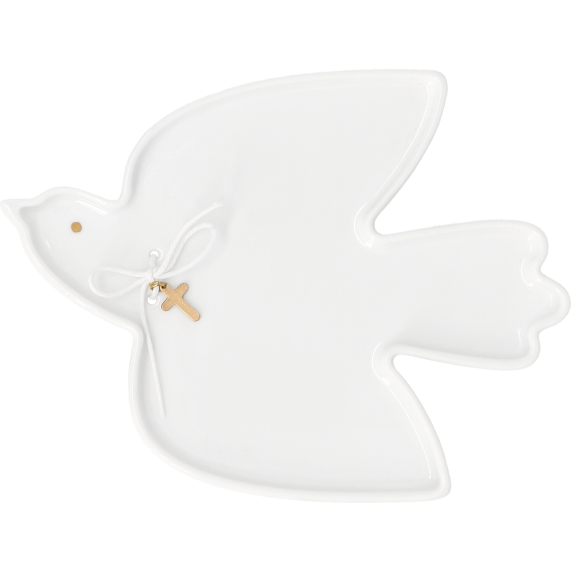 Glaubensfreude. Kleiner Porzellanteller "Taube" 