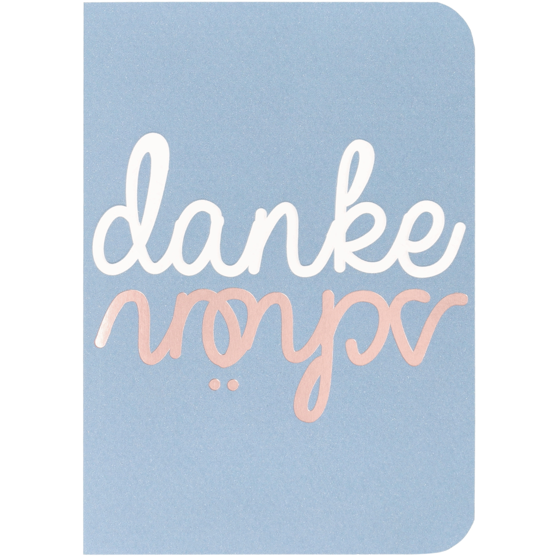 Kopfstandkarte "danke schön" 