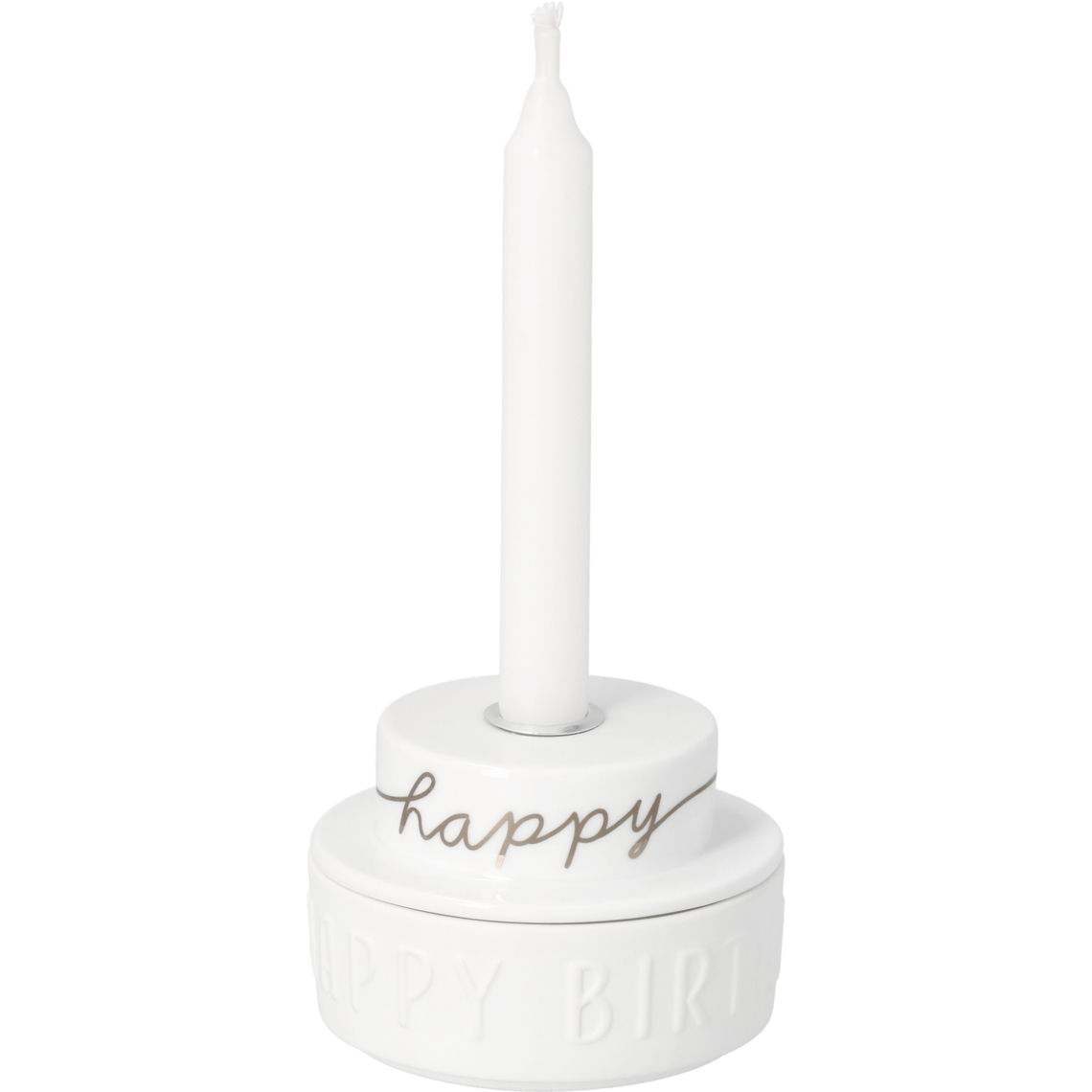 Kleiner Gruß. Lichttörtchen "Happy Happy Birthday" 