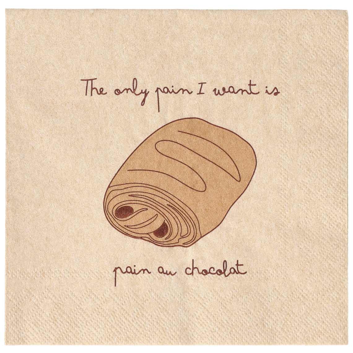 Cocktailserviette "The only pain ..." 