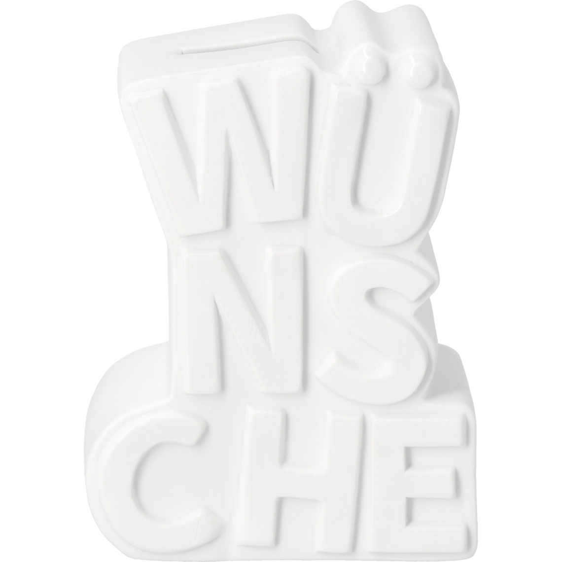 Wortstücke. Spardose "Wünsche" 