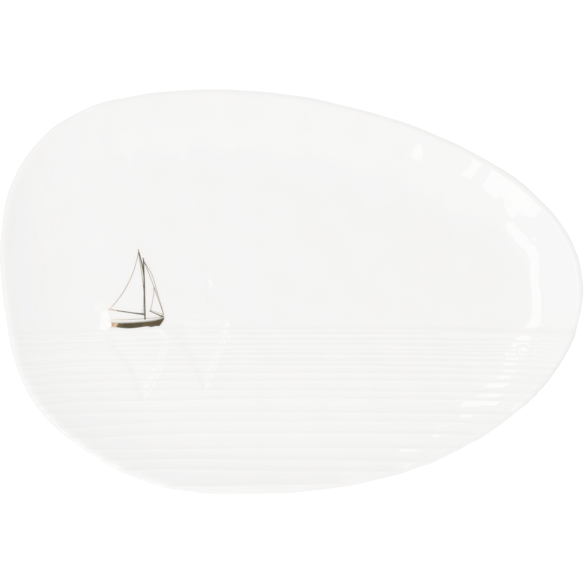 Bildergeschichten Fernweh. Teller "Bis zum Horizont" 