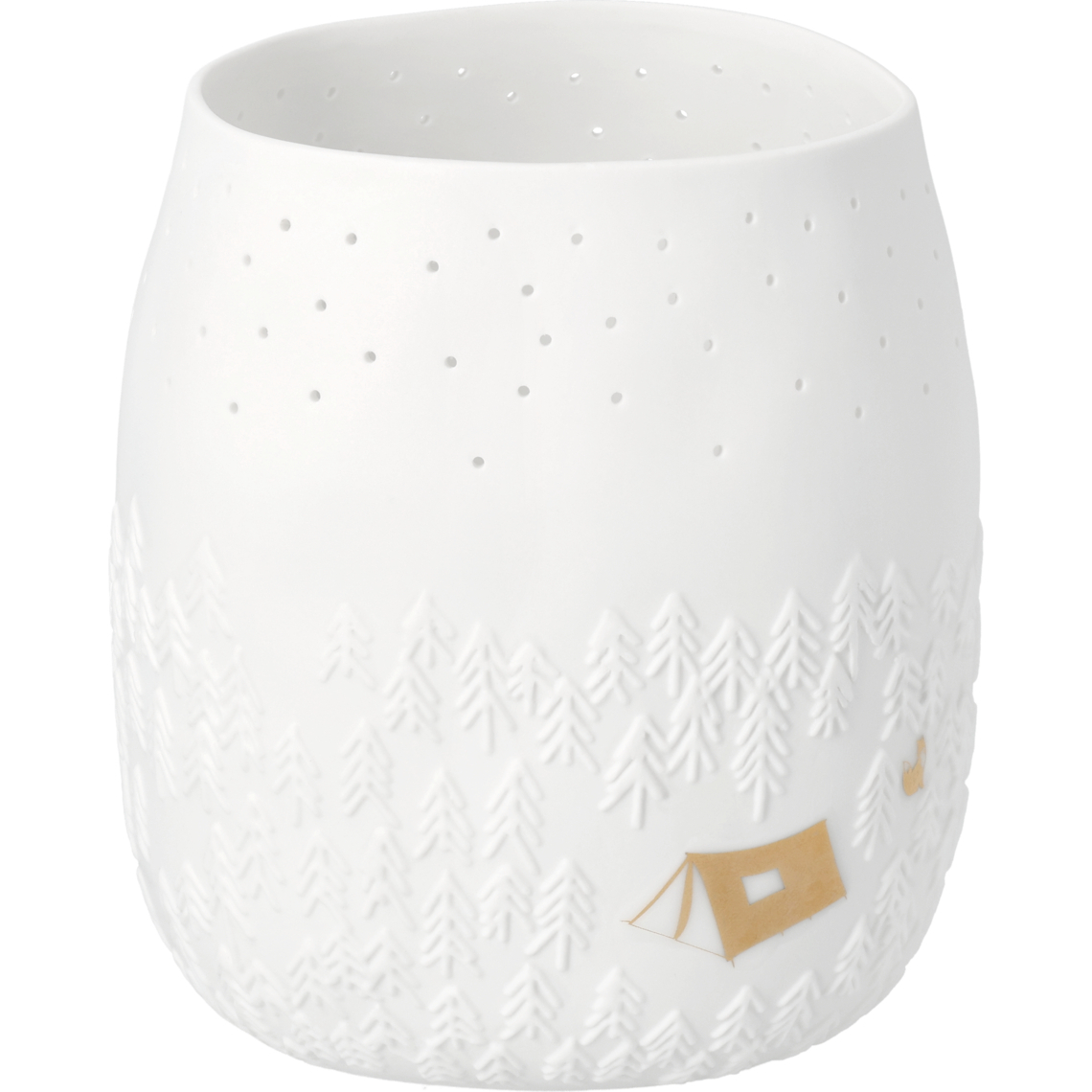 Bildergeschichten Fernweh. Teelichthalter "Sternenklare Nacht" 