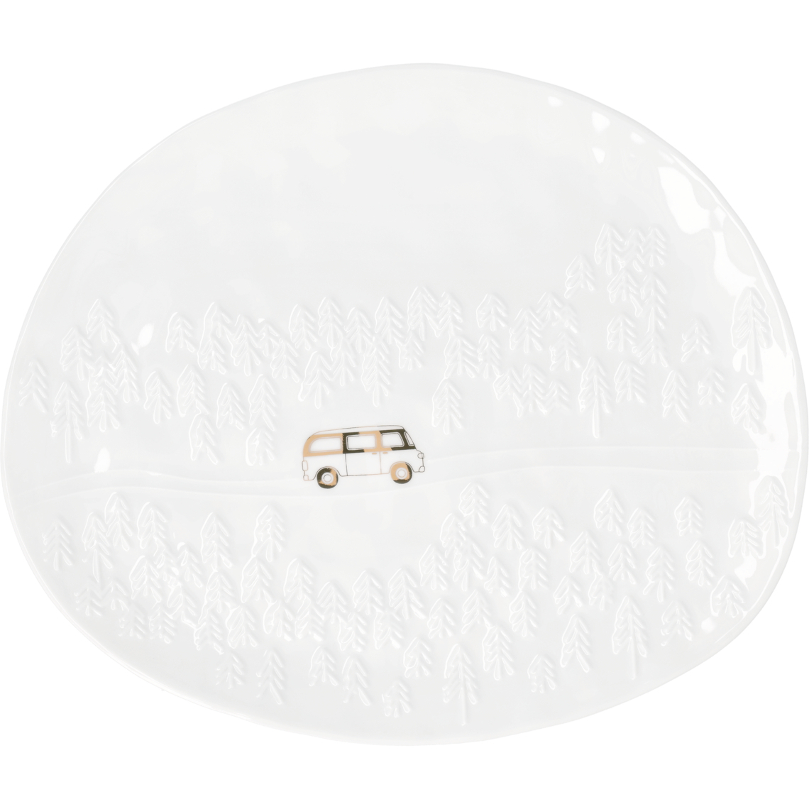 Bildergeschichten Fernweh. Teller "Fahrt ins Grüne" 