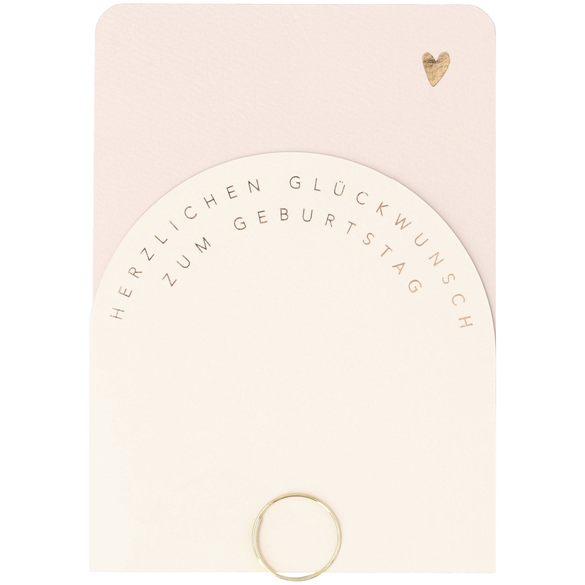 Klappkarte "Zum Geburtstag" 