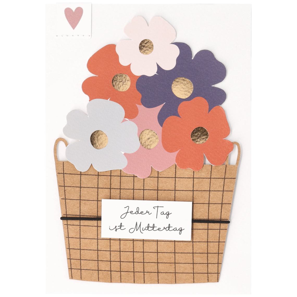 Blumenkarte "Jeder Tag ist Muttertag" 