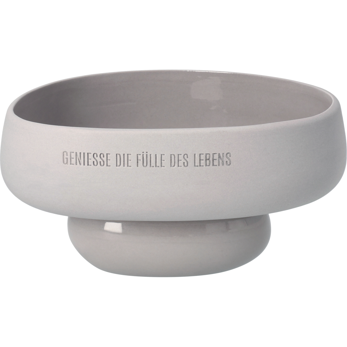 Naturelemente. Schale "Genieße die Fülle des Lebens" 