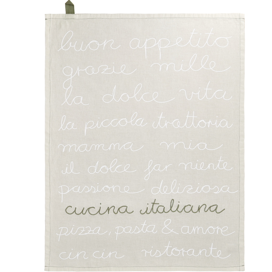 Cucina Italiana. Geschirrtuch "Cucina Italiana" 