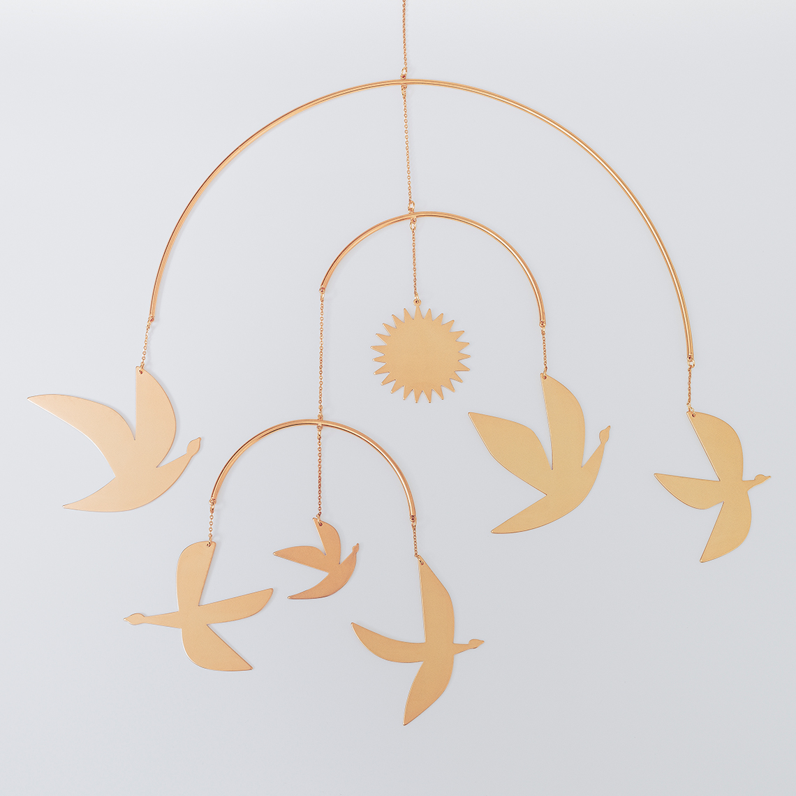 Trevoly. Mobilé "Vögel" 