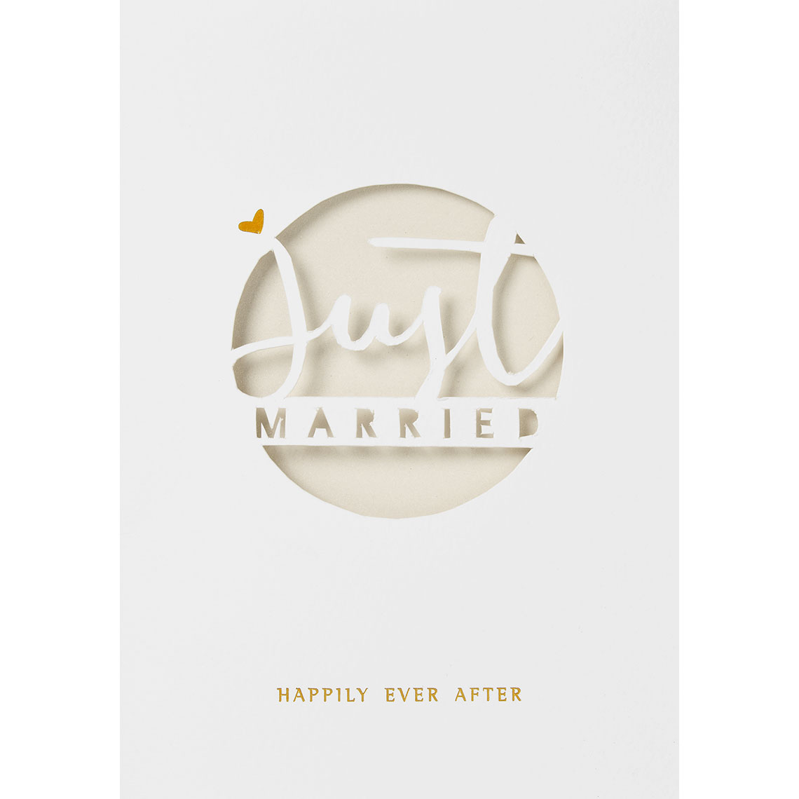Wolke Sieben Hochzeitskarte "Just married" 