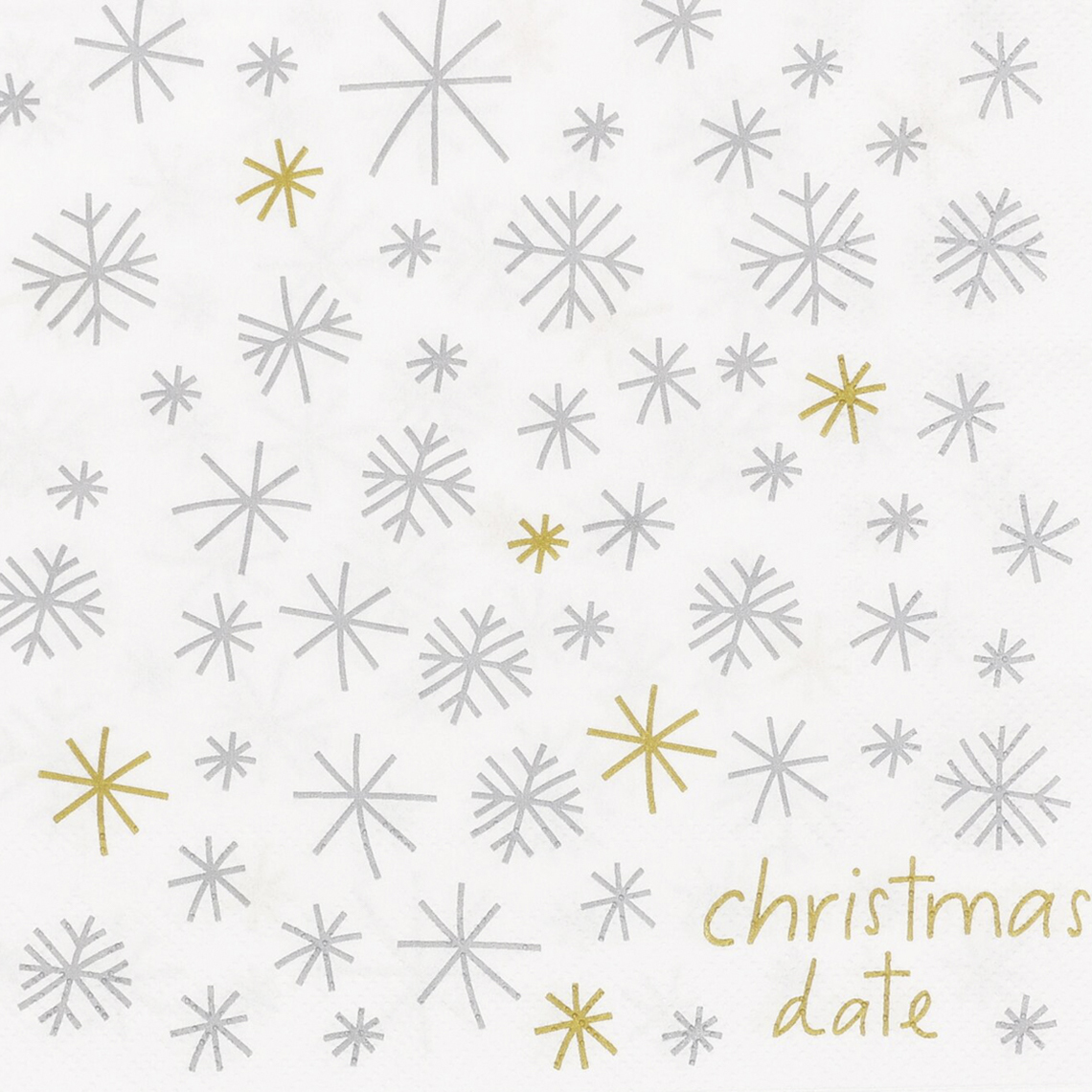Lunchservietten "Christmas date" 