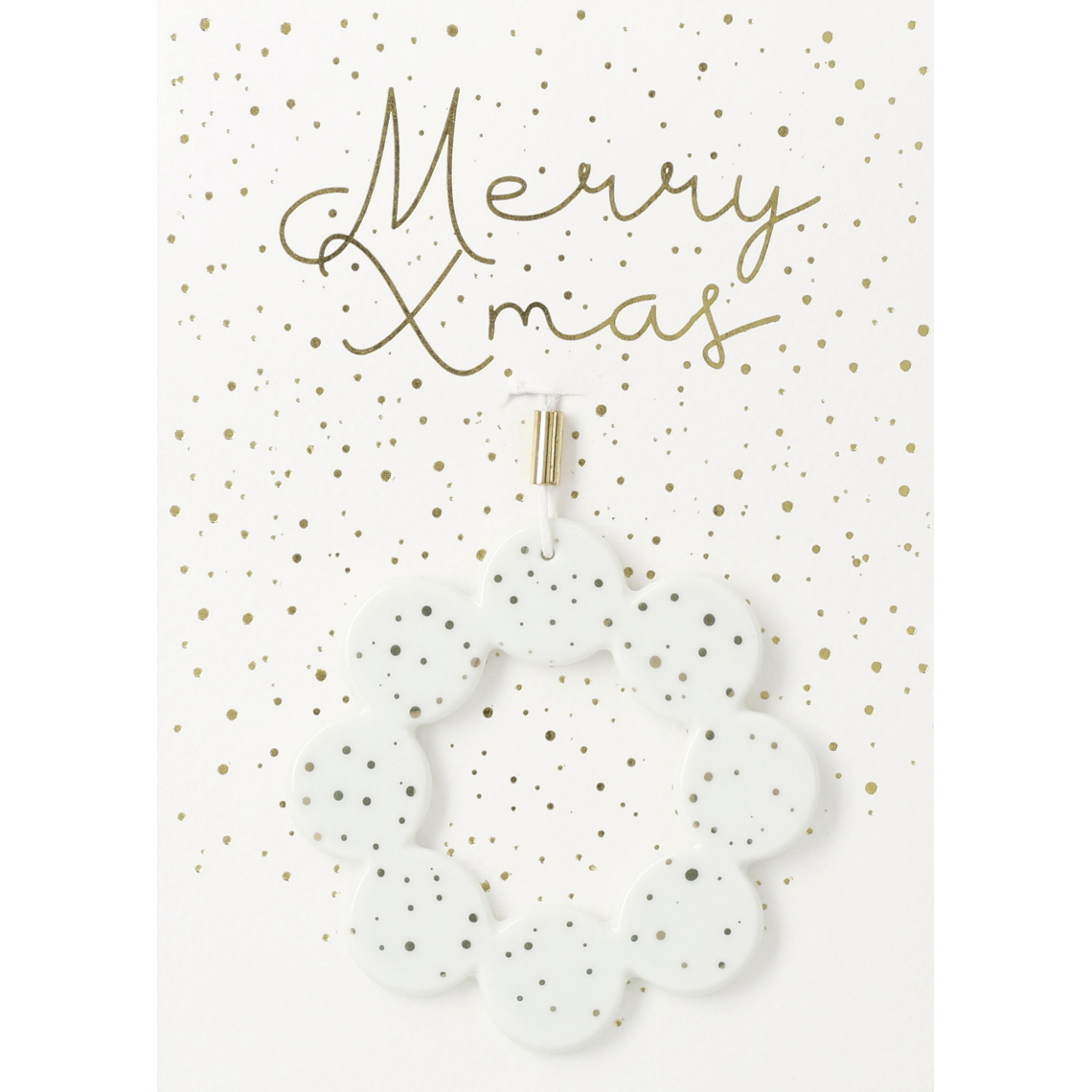 Anhänger. Grußanhänger "Merry Xmas" 