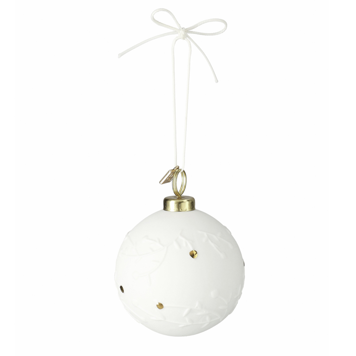 Christbaumkugel. Winterkugel "Mistelzweig" 