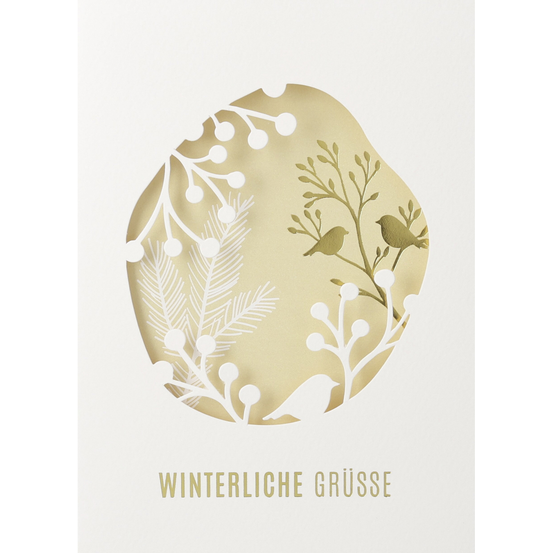 Winterzauber Karte "Winterliche Grüße" 