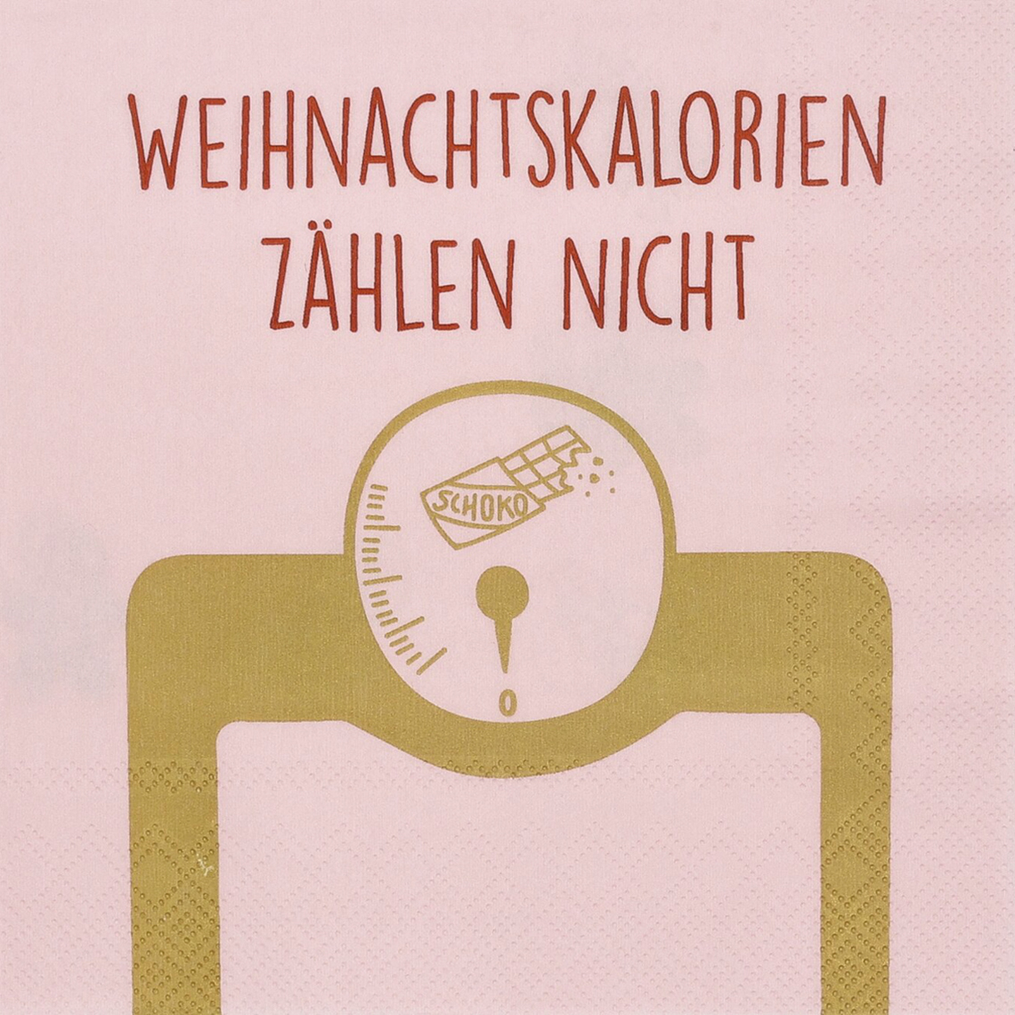 Lunchservietten "Weihnachtskalorien..." 