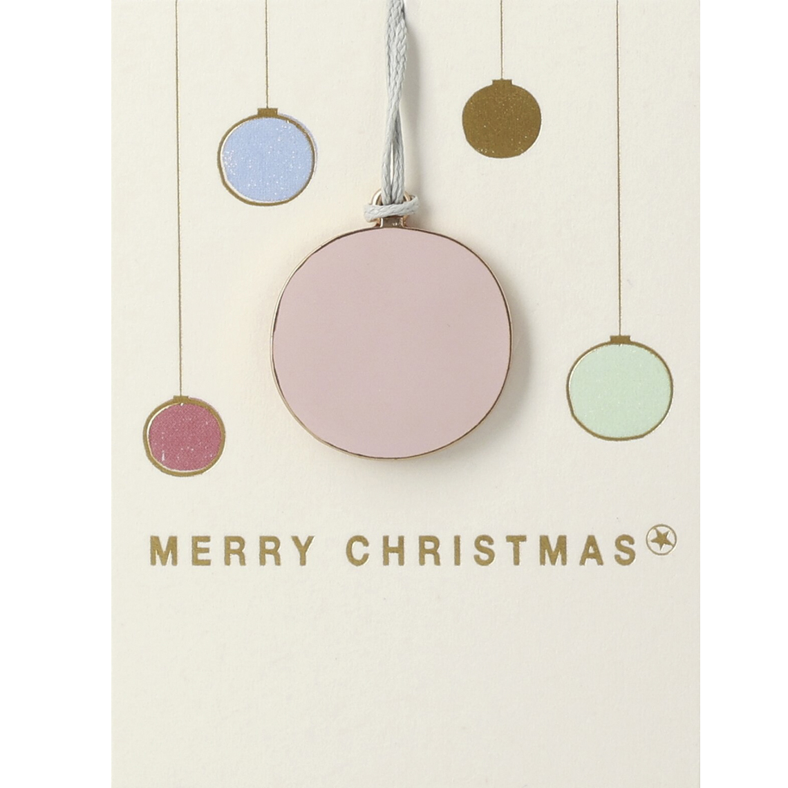 Mini-Ornament Karte "Kugel" 
