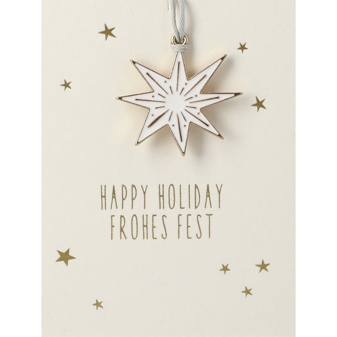Mini-Ornament Karte "Stern" 